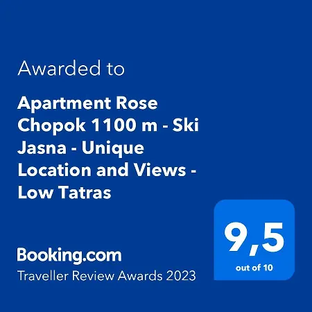 Rose Chopok 1100 M-on Hiking Trail-view-hot Tub-sauna-view Apartment