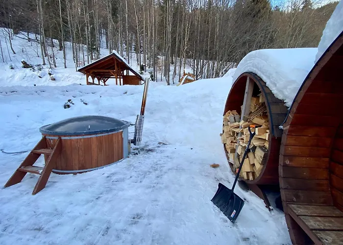 Rose Chopok 1100 M-on Hiking Trail-view-hot Tub-sauna-view * Демяновская долина